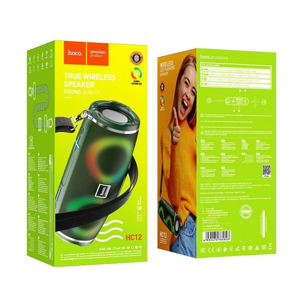 HOCO difuzor bluetooth HC12 sport verde închis