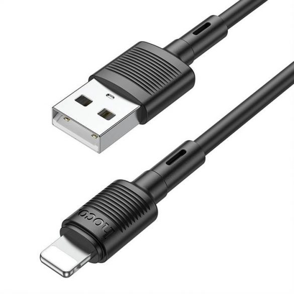 Cablu HOCO USB la iPhone Lightning 8-pini 2,4A Victory X83 1m negru