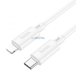 HOCO cablu tip C la iPhone Lightning 8-pin Power Delivery 20W Gratified X88 alb