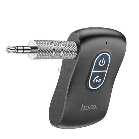 Transmițător HOCO FM bluetooth AUX E73 Pro Journey negru