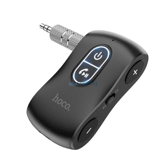 Transmițător HOCO FM bluetooth AUX E73 Pro Journey negru