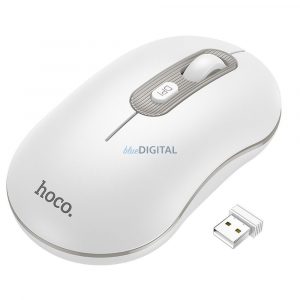 Mouse fără fir HOCO 2,4G DPI 1600 Platinium GM21 alb