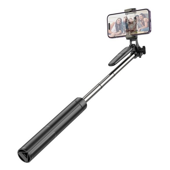 HOCO selfie stick cu telecomandă bluetooth Soul K19 negru