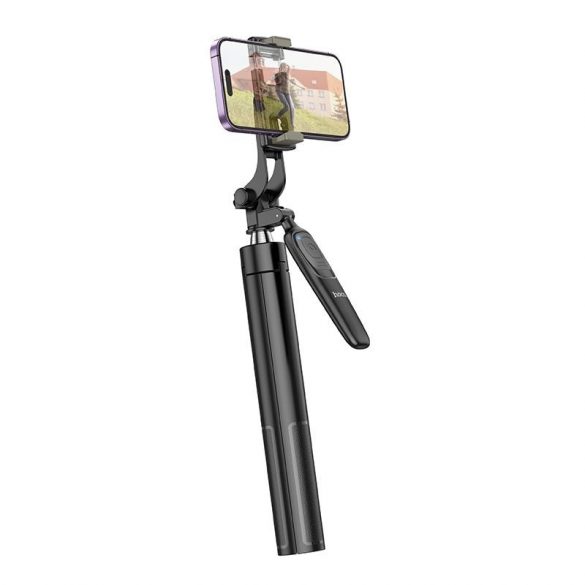 HOCO selfie stick cu telecomandă bluetooth Soul K19 negru