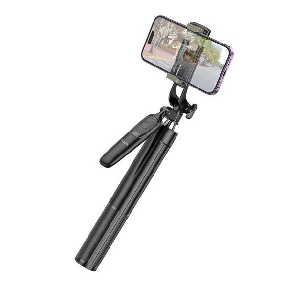 HOCO selfie stick cu telecomandă bluetooth Soul K19 negru