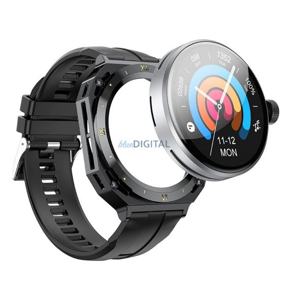 HOCO smartwatch Y14 ceas sport inteligent (versiune de apel) negru