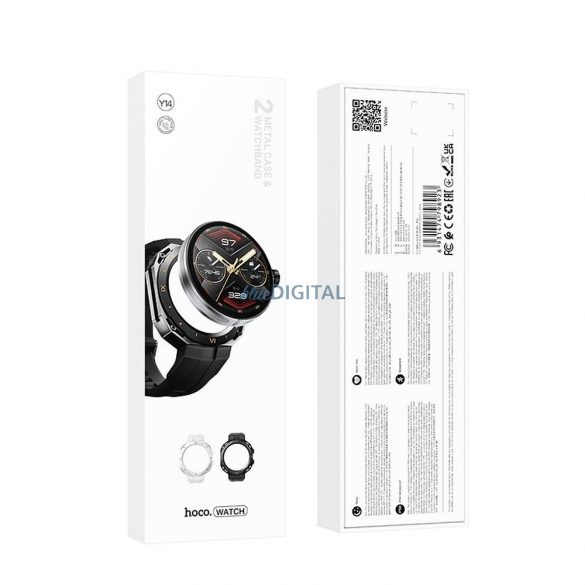 HOCO smartwatch Y14 ceas sport inteligent (versiune de apel) negru