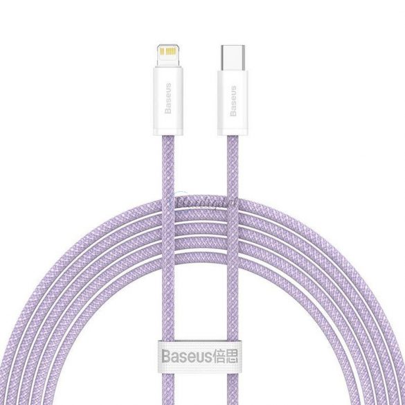 BASEUS cablu tip C către Apple Lightning 8 pini PD20W Power Delivery Dynamic Series CALD000105 1m violet