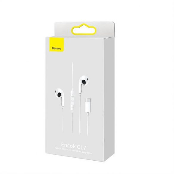 Căști BASEUS cu fir pentru tip C ENCOK lateral in-ear C17 NGCR010002