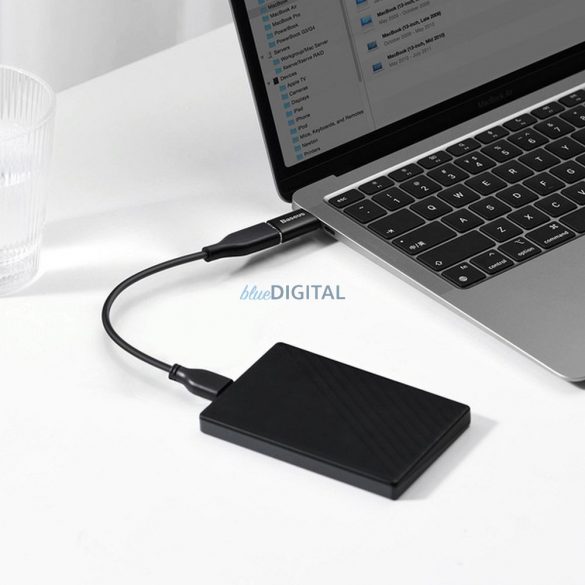 Baseus ZJJQ000001 Adaptor Type-C - USB-A - negru