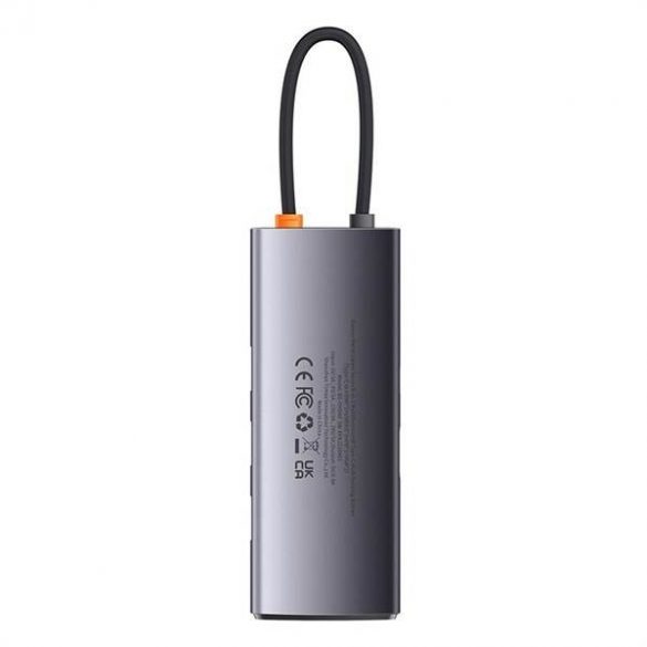 HUB BASEUS Multifuncțional 6 în 1 de tip C la 3x USB3.0 / PD / HDMI / VGA gri WKWG030013/BS-OH040