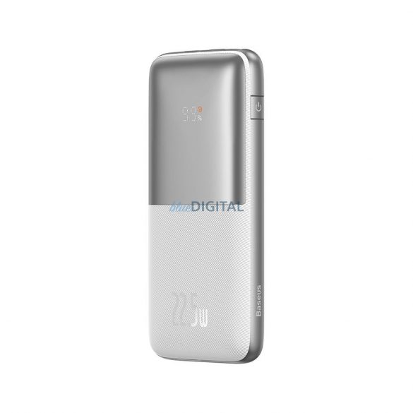 Power Bank BASEUS Bipow Pro - 10 000mAh Încărcare rapidă PD 22,5W cu cablu USB la Type-C PPBD040002 alb