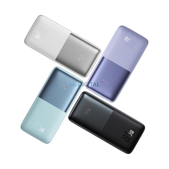 Power Bank BASEUS Bipow Pro - 10 000mAh Încărcare rapidă PD 22,5W cu cablu USB la Type-C PPBD040005 violet