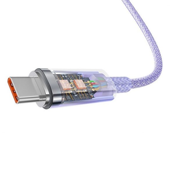 BASEUS cablu USB la tip C Power Delivery Explorer 100W 2m violet CATS010505