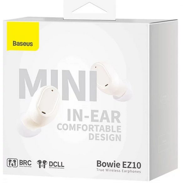 Căști BASEUS True Wireless Bowie EZ10 alb A00054300226-Z1