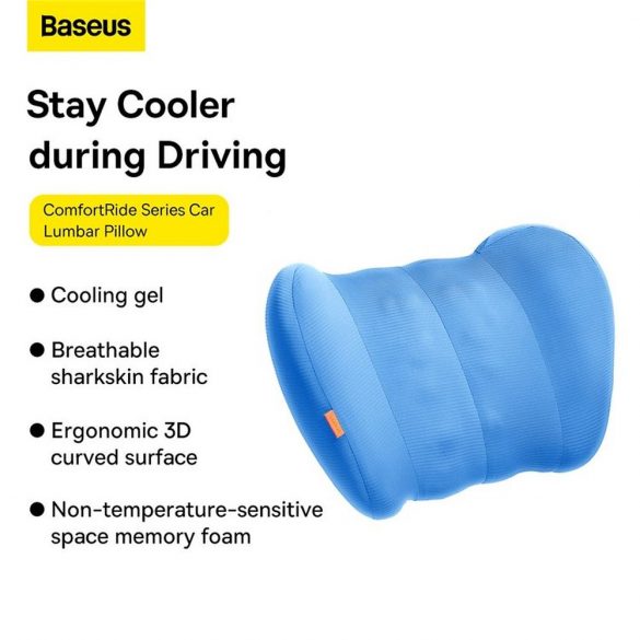 BASEUS Seria ComfortRide pernă lombară pentru răcire auto Galaxy Blue C20036402311-01