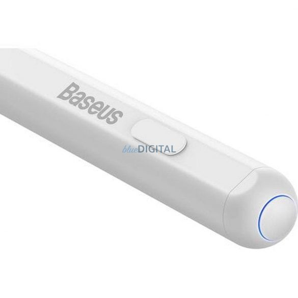 BASEUS Stylus Husăitiv cu scriere lină (versiune activă, încărcare wireless/cablu + cablu tip C la tip C) alb P80015804213-00