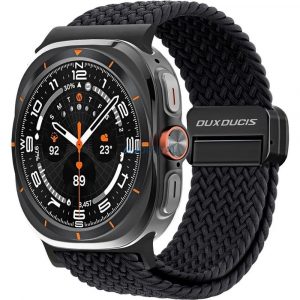 Dux Ducis MIXTURE PRO Stretchable Braided curea de înlocuire Samsung Galaxy Watch Ultra 47mm - gri