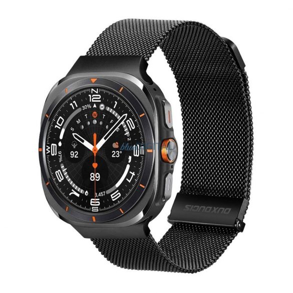 Dux Ducis MILANESE Brățară de înlocuire magnetică din oțel inoxidabil Samsung Galaxy Watch Ultra 47mm - Negru