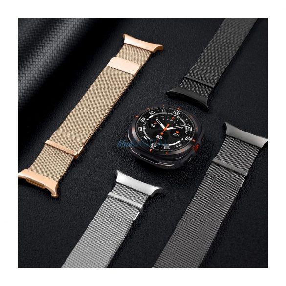 Dux Ducis MILANESE Brățară de înlocuire magnetică din oțel inoxidabil Samsung Galaxy Watch Ultra 47mm - Negru