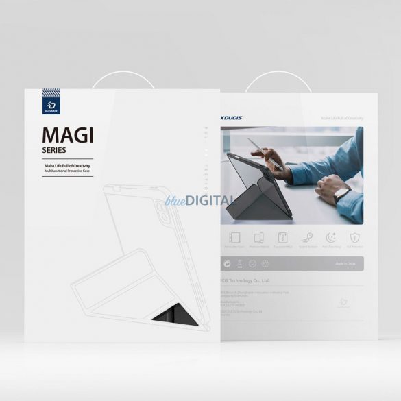 Dux Ducis Magi carcasă de carte cu suport pentru stilou iPad Air 6 11" - negru