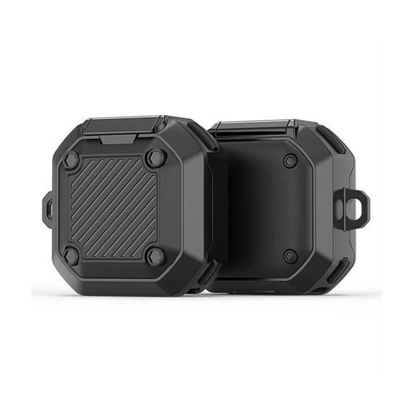 DUX DUCIS SECG - husă de protecție pentru Samsung Galaxy Buds Live/Buds PRO/Buds2/Buds2 Pro Case Black AirPods 3 negru