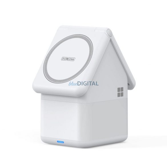 Duzzona W20 Stație de încărcare wireless magnetică 4 în 1 15W - alb