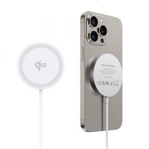 DUZZONA W18 - încărcător magnetic rapid fără fir 15W compatibil cu încărcarea MagSafe și Qi2