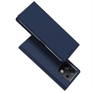 DUX DUCIS Skin Pro - Husă din piele netedă pentru Redmi Note 13 5G albastru