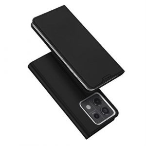 DUX DUCIS Skin Pro+ - Husă din piele netedă pentru Redmi Note 13 Pro+ 5G negru