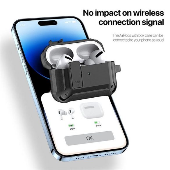 DUX DUCIS PECO - Husa armura pentru AirPods 3 - neagra