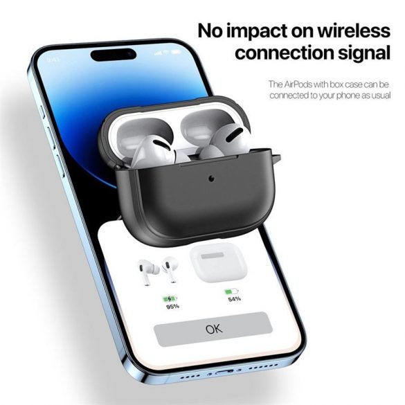 DUX DUCIS PECC - Husa TPU pentru AirPods Pro 2 - neagra