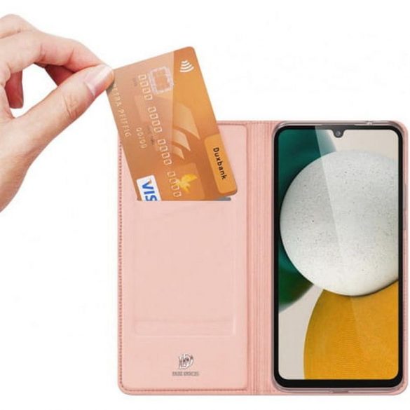 DUX DUCIS Skin Pro - Husă din piele netedă pentru Samsung Galaxy A35 rose