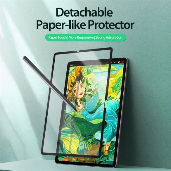 DUX DUCIS Naad - Folie protecție ecran cu Folie asemănător hârtiei pentru Samsung Tab S9 FE Plus (X610/X616B)