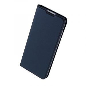 DUX DUCIS Skin Pro - Husă din piele netedă pentru Samsung Galaxy A55 albastru