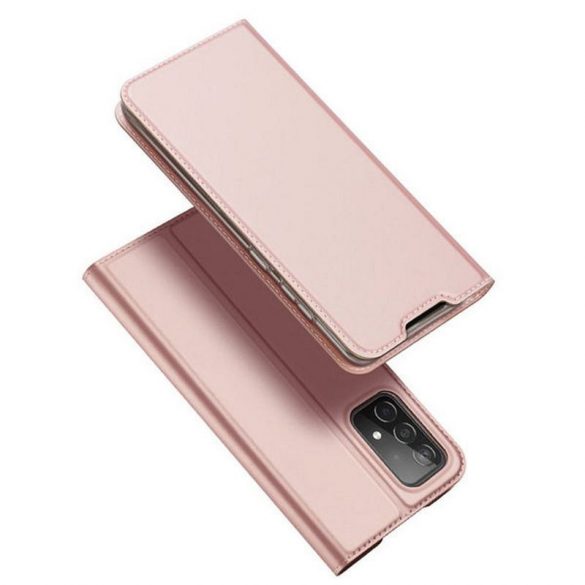 DUX DUCIS Skin Pro - Husa din piele neteda pentru Samsung Galaxy A55 rose