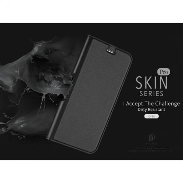 DUX DUCIS Skin Pro - Husă din piele netedă pentru Samsung Galaxy A15 5G neagră