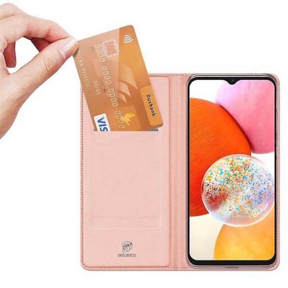 DUX DUCIS Skin Pro - Husă din piele netedă pentru Samsung Galaxy A15 5G rose