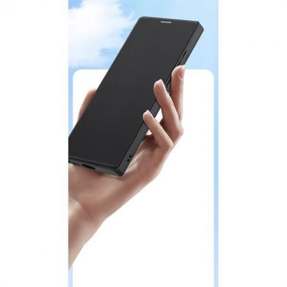 DUX DUCIS Skin Pro - Husă din piele netedă pentru Samsung Galaxy S24 Plus negru