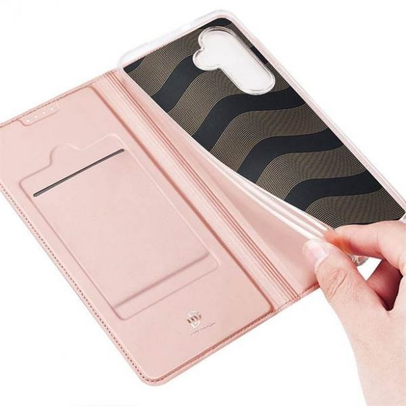 DUX DUCIS Skin Pro - Husă din piele netedă pentru Samsung Galaxy S24 Plus rose