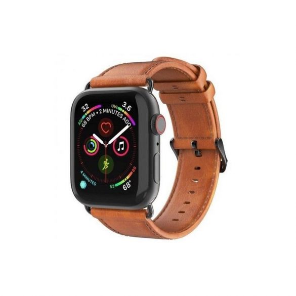 DUX DUCIS YA - curea din piele naturală pentru Apple Watch 38/40/41mm maro