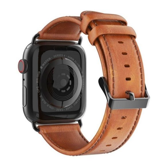 DUX DUCIS YA - curea din piele naturală pentru Apple Watch 38/40/41mm maro