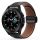 DUX DUCIS YA - curea din piele naturala pentru Samsung Galaxy Watch / Huawei Watch / Honor Watch (banda de 20 mm) negru