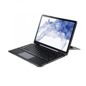 DUX DUCIS DK - Husă de protecție cu tastatură wireless pentru Samsung Tab S8 (X700/X706)/S7 (T870/T875/T876B) negru