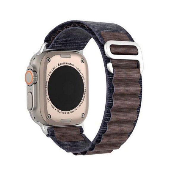 DUX DUCIS GS - curea din nailon țesut pentru Apple Watch 42/44/45/49 mm indigo