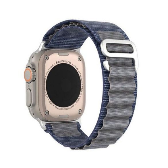 DUX DUCIS GS - curea din nylon țesut pentru Apple Watch 42/44/45/49mm albastru