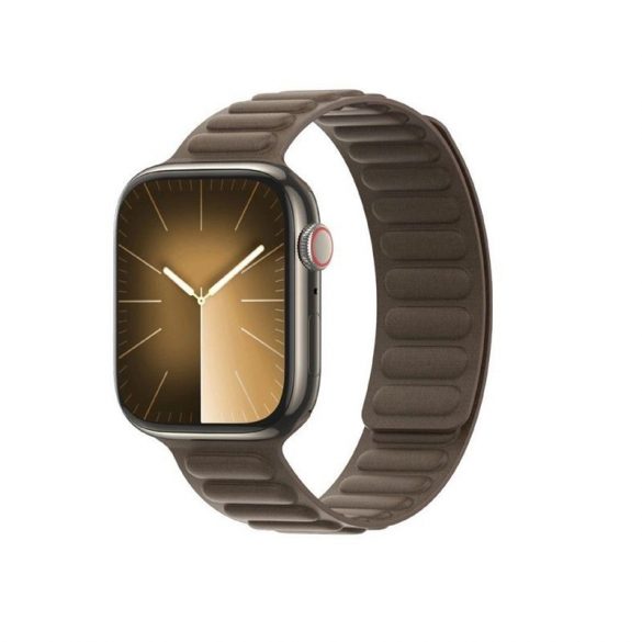 DUX DUCIS BL - curea magnetică țesătură fină pentru Apple Watch 42/44/45 mm taupe