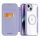 DUX DUCIS Skin X Pro - Husă Folio compatibilă cu MagSafe pentru Apple iPhone 15 Plus violet