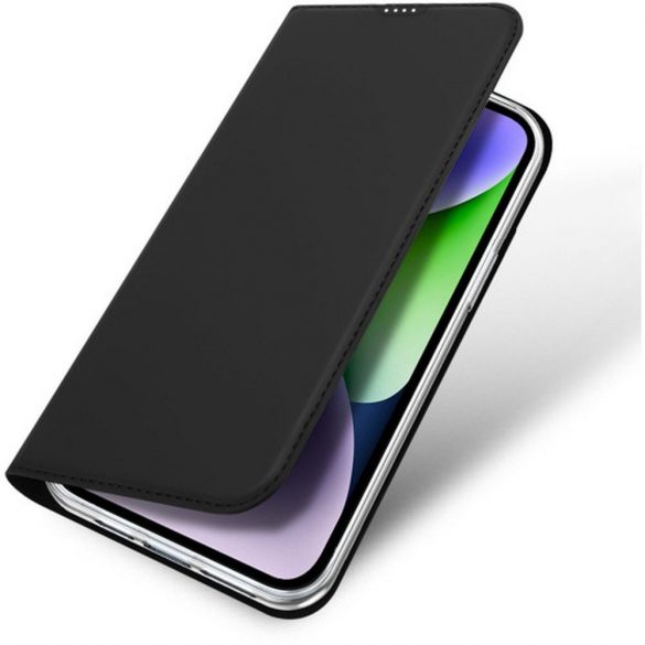 DUX DUCIS Skin Pro - Husă din piele netedă pentru Apple iPhone 15 Plus neagră