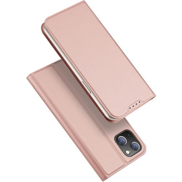 DUX DUCIS Skin Pro - Husă din piele netedă pentru Apple iPhone 15 Plus rose